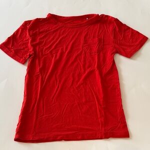 Little Sleepies - Red T-Shirt with Pocket - 2T